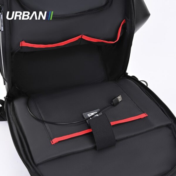 Ghiozdan compartiment laptop, URBAN BULLET, 46x35x15 cm - OFFISHOP - imagine 8