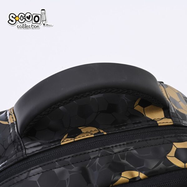 Ghiozdan ergonomic FOOTBALL-GOLD EDITION, 40x28x16 cm - S-COOL - imagine 6