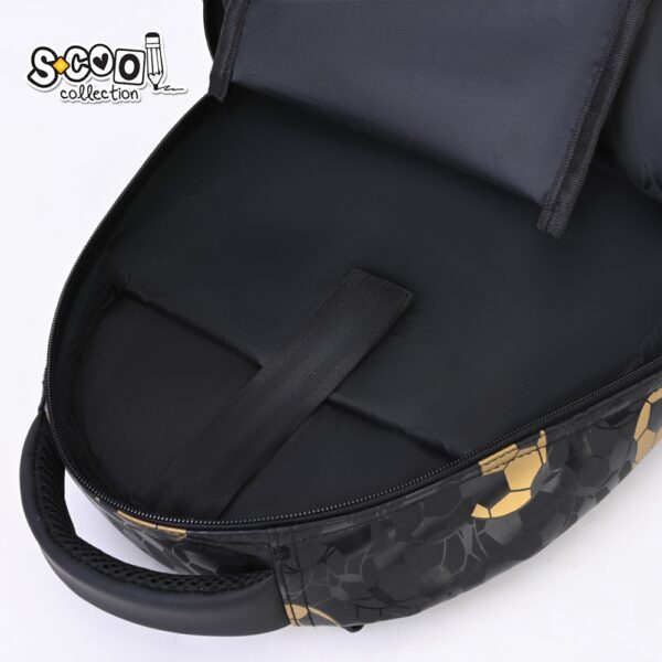 Ghiozdan ergonomic FOOTBALL-GOLD EDITION, 40x28x16 cm - S-COOL - imagine 8