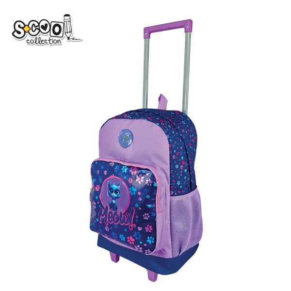 Ghiozdan trolley MEOW, 45x32x16.5 cm - S-COOL - imagine 2