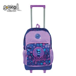 Ghiozdan trolley MEOW, 45x32x16.5 cm - S-COOL