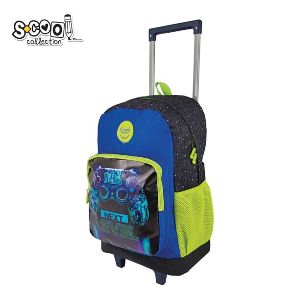 Ghiozdan trolley NEXT LEVEL, 45x32x16.5 cm - S-COOL - imagine 2