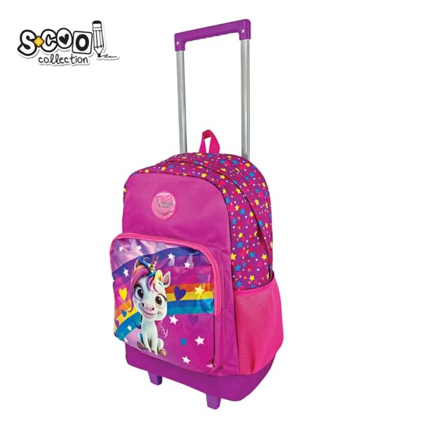 Ghiozdan trolley UNICORN, 45x32x16.5 cm - S-COOL - imagine 2