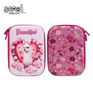 Penar neechipat 3D, 1 fermoar, BEAUTIFUL, 22.5x15.5x6 cm - S-COOL