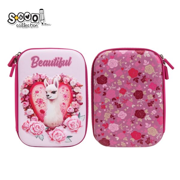 Penar neechipat 3D, 1 fermoar, BEAUTIFUL, 22.5x15.5x6 cm - S-COOL