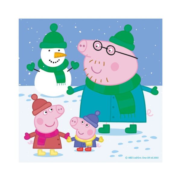 Puzzle 3x55 piese, Peppa Pig - DINO TOYS - imagine 4