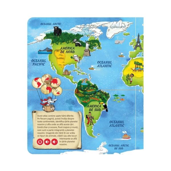 Raspundel Istetel, Carte - Atlasul Lumii, ALBI - BLACKFIRE - imagine 2