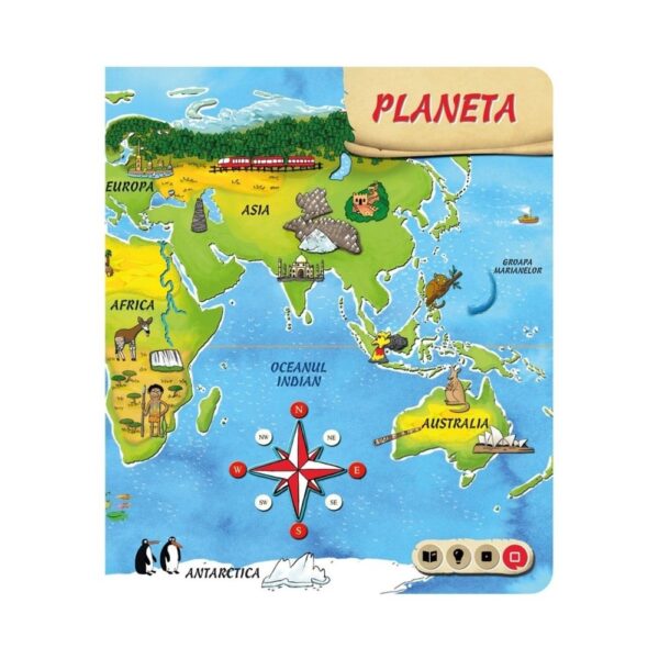 Raspundel Istetel, Carte - Atlasul Lumii, ALBI - BLACKFIRE - imagine 3