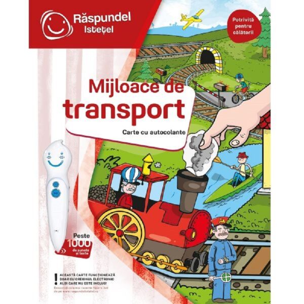 Raspundel Istetel, Carte cu autocolante, Mijloace de transport, ALBI - BLACKFIRE - imagine 3