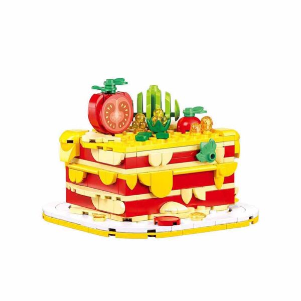 Set de constructie, 250 piese, Garfield si lasagne - Sluban - imagine 3