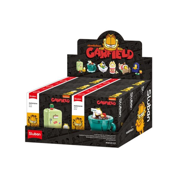 Set de constructie, 6 modele/display, Garfield - Sluban - imagine 3