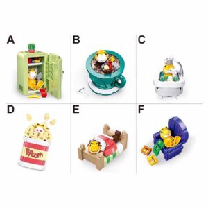Set de constructie, 6 modele/display, Garfield - Sluban
