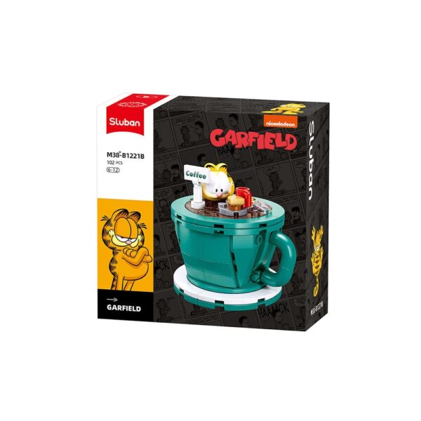 Set de constructie, 6 modele/display, Garfield - Sluban - imagine 5