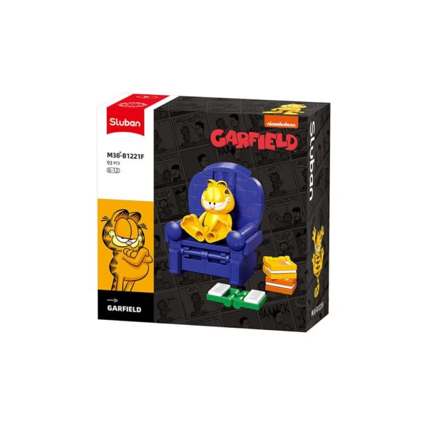 Set de constructie, 6 modele/display, Garfield - Sluban - imagine 9