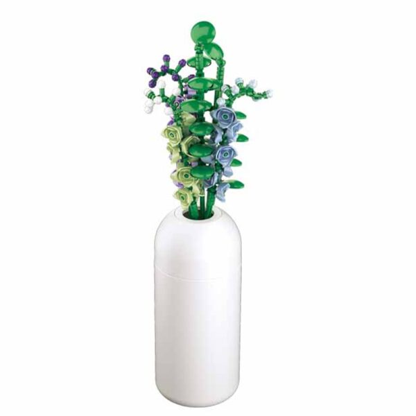 Set de Constructie Flowers, 222 piese, Rocket Larkspur - Sluban - imagine 2
