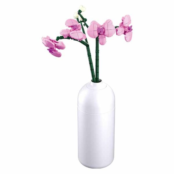 Set de Constructie Flowers, 261 piese, Orhidee - Sluban - imagine 2
