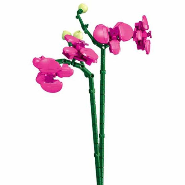 Set de Constructie Flowers, 261 piese, Orhidee - Sluban - imagine 4