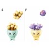 Set de constructie Flowers, 6 modele/display, Plante in ghiveci - Sluban - imagine 5