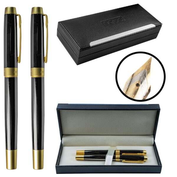 Set pix + stilou, etui negru - NEBO