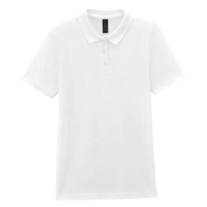 Model SOFTSTYLE<SUP>™</SUP> LADIES' DOUBLE PIQUÉ POLO GIL64800