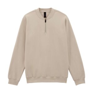 Model SOFTSTYLE™ MIDWEIGHT ADULT FLEECE 1/4 ZIP SWEATSHIRT GISF008