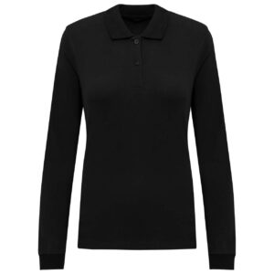 Model LADIES’ ORGANIC 180 PIQUÉ POLO SHIRT LONG SLEEVES KA2028