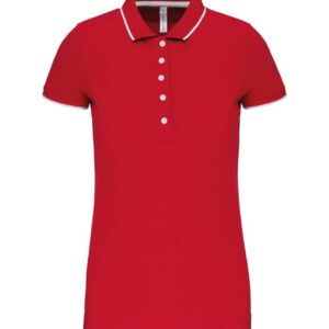 Model LADIES' SHORT-SLEEVED PIQUÉ KNIT POLO SHIRT KA252