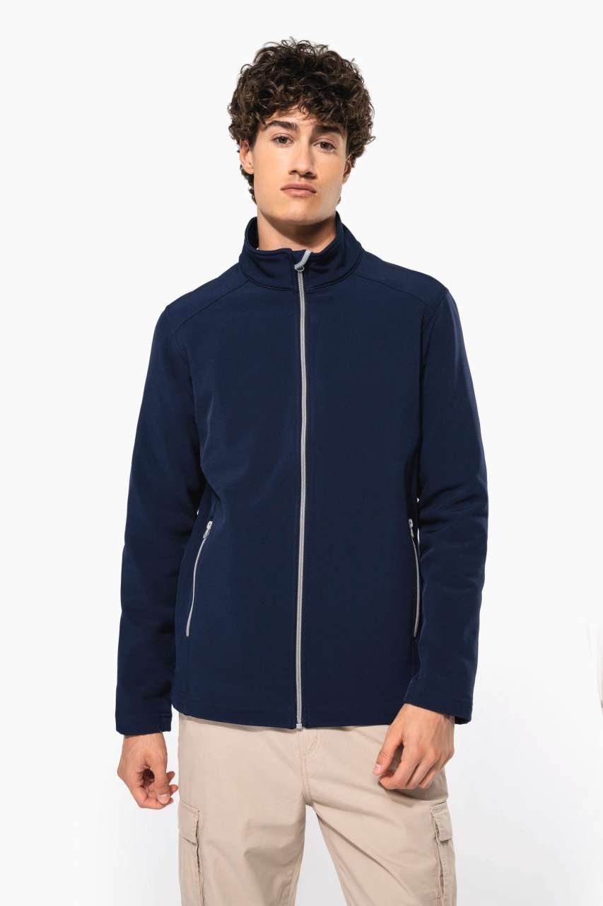 Model MEN’S 2-LAYER SOFTSHELL JACKET KA424 - Image 2
