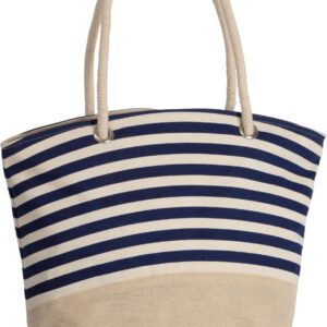 Model JUTE CANVAS DUFFEL SHOPPING BAG KI0283