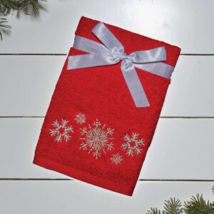 Model OLIMA CHRISTMAS TOWEL - SNOWFLAKES II OLXMAS15