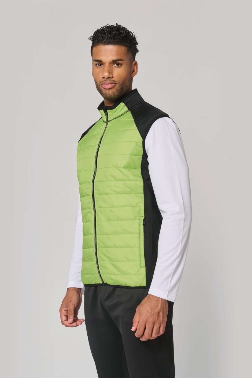 Model DUAL-FABRIC SLEEVELESS SPORTS JACKET PA235 - Image 2