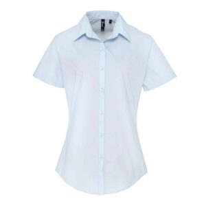 Model WOMEN'S POPLIN SUPREME SHORT SLEEVE SHIRT PR309
