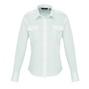 Model WOMEN'S LONG SLEEVE PILOT SHIRT PR310