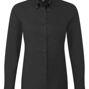 Model SUPREME’ OXFORD WOMEN’S LONG SLEEVE SHIRT PR384