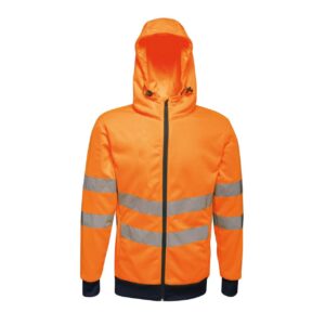 Model HI VIS PRO FULL ZIP STRETCH HOODIE JACKET RETRA471