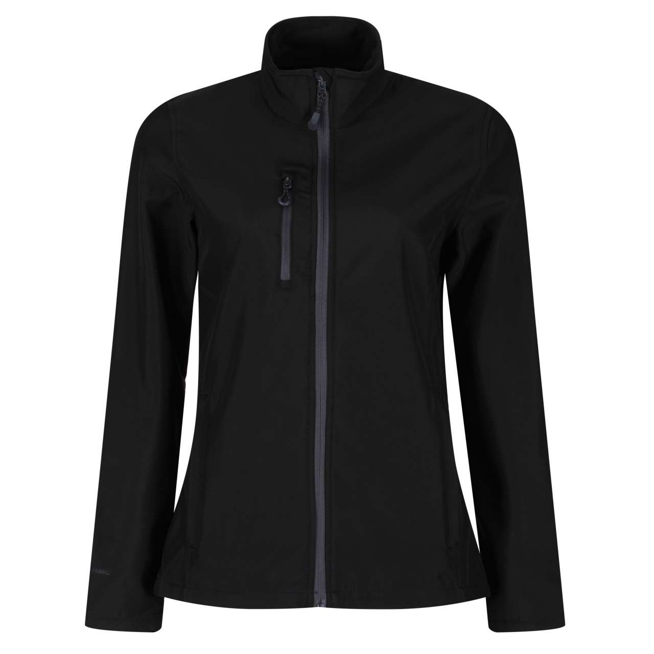 Model WOMEN'S HONESTLY MADE RECYCLED PRINTABLE SOFTSHELL JACKET RETRA616