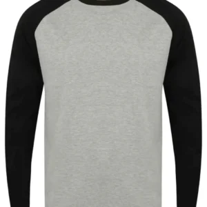 Model MEN'S LONG SLEEVED BASEBALL T SF271