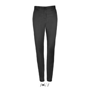 Model SOL'S JARED WOMEN - SATIN STRETCH TROUSERS SO02918