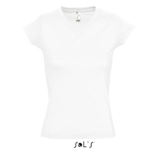 Model SOL'S MOON - WOMEN’S V-NECK T-SHIRT SO11388