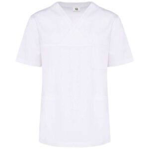 Model UNISEX SHORT SLEEVE COTTON TUNIC WK504
